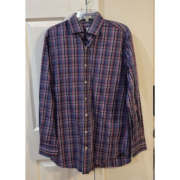 Peter Millar Other - Peter Millar‎ Men's Sz M Long Sleeve Shirt Plaid * See Pictures*